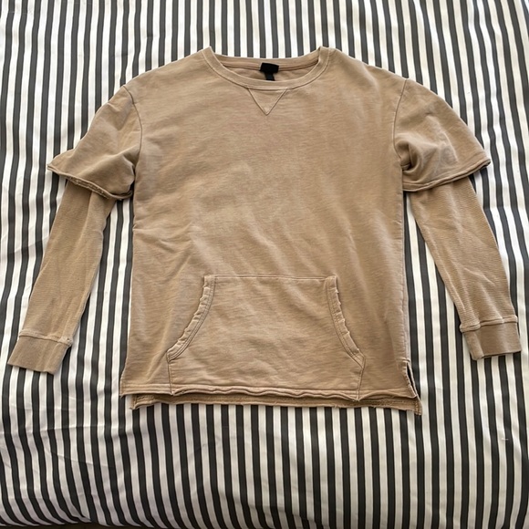 Target Art Class sweater style top with thermal sleeves - Picture 1 of 8